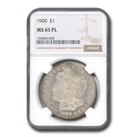 1900 Morgan Dollar PL MS-65 NGC
