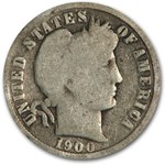 1900-O Barber Dime AG