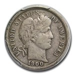 1900-O Barber Dime VF-30 PCGS