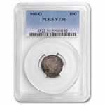 1900-O Barber Dime VF-30 PCGS
