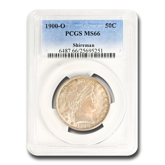 1900-O Barber Half Dollar MS-66 PCGS 1900-O Barber Half Dollar MS-66 PCGS