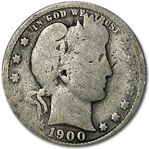 1900-O Barber Quarter AG 1900-O Barber Quarter AG