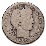 1900-O Barber Quarter AG