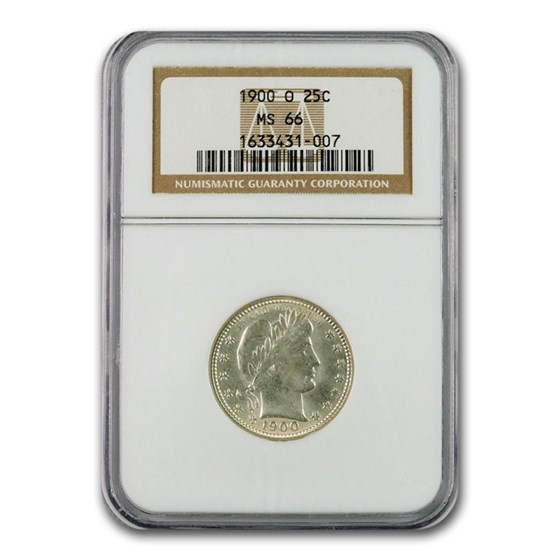 1900-O Barber Quarter MS-66 NGC 1900-O Barber Quarter MS-66 NGC
