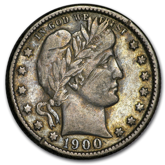 1900-O Barber Quarter VF 1900-O Barber Quarter VF