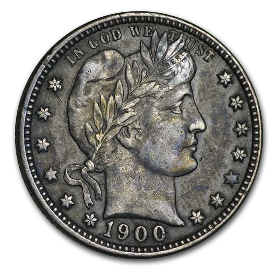 1900-O Barber Quarter XF 1900-O Barber Quarter XF
