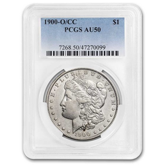 1900-O/CC Morgan Dollar AU-50 PCGS 1900-O/CC Morgan Dollar AU-50 PCGS