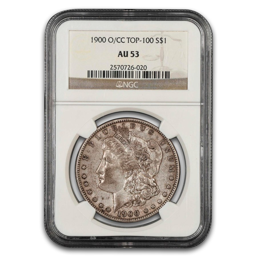 1900-O/CC Morgan Dollar AU-53 NGC (Top-100)
