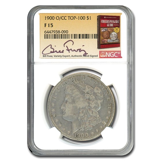 1900-O/CC Morgan Dollar Fine-15 NGC (Fivaz Label) 1900-O/CC Morgan Dollar Fine-15 NGC (Fivaz Label)