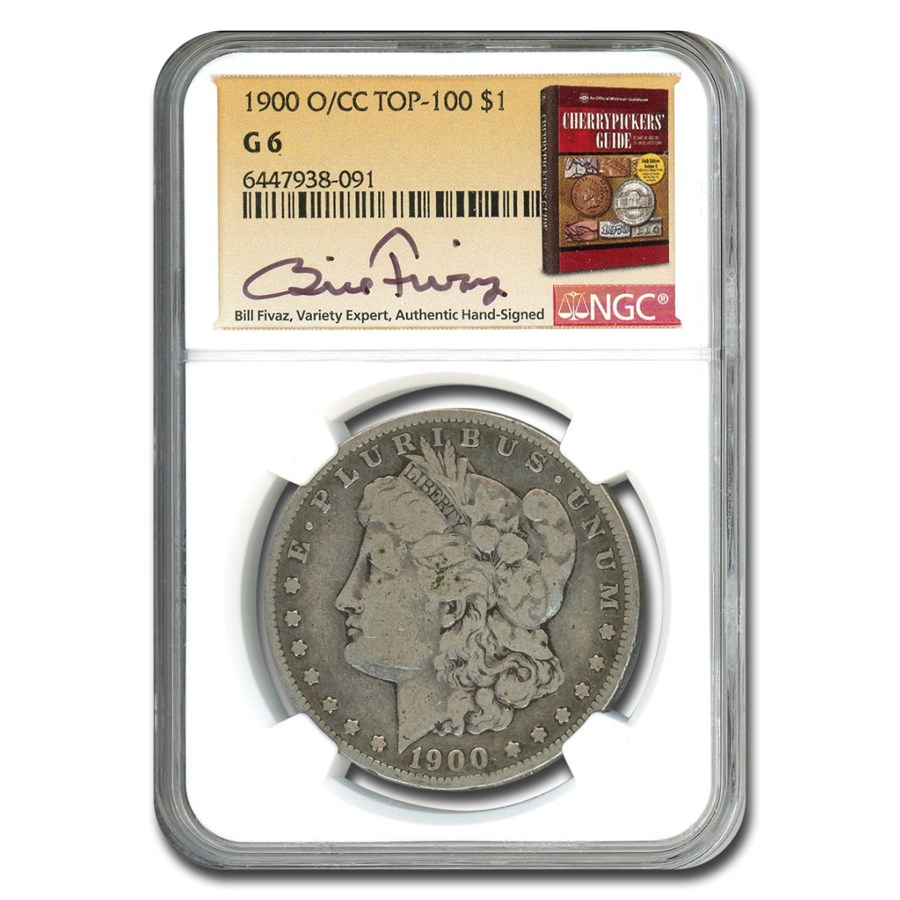 1900-O/CC Morgan Dollar Good-6 NGC (Fivaz Label)