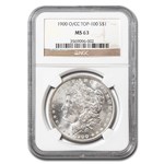 1900-O/CC Morgan Dollar MS-63 NGC (O/CC, Top-100)