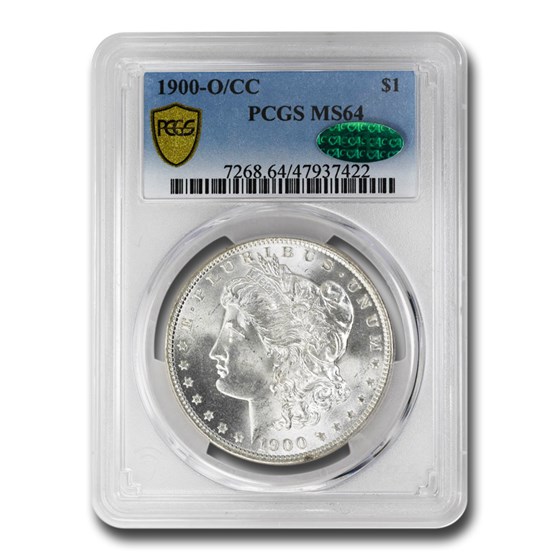1900-O/CC Morgan Dollar MS-64 PCGS CAC 1900-O/CC Morgan Dollar MS-64 PCGS CAC