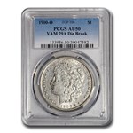 1900-O Morgan Dollar AU-50 PCGS (VAM 29A, Die Break, Top 100)