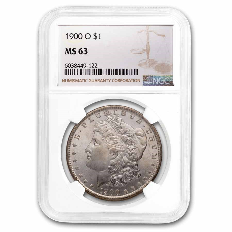 1900-O Morgan Dollar MS-63 NGC