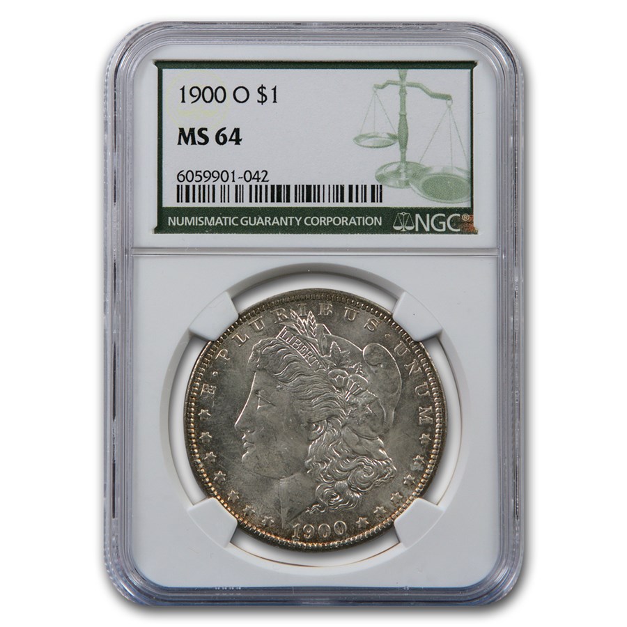 1900-O Morgan Dollar MS-64 NGC (Green Label)