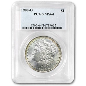 1900-O Morgan Dollar MS-64 PCGS (VAM-15, Doubled Stars, Top-100) 1900-O Morgan Dollar MS-64 PCGS (VAM-15, Doubled Stars, Top-100)