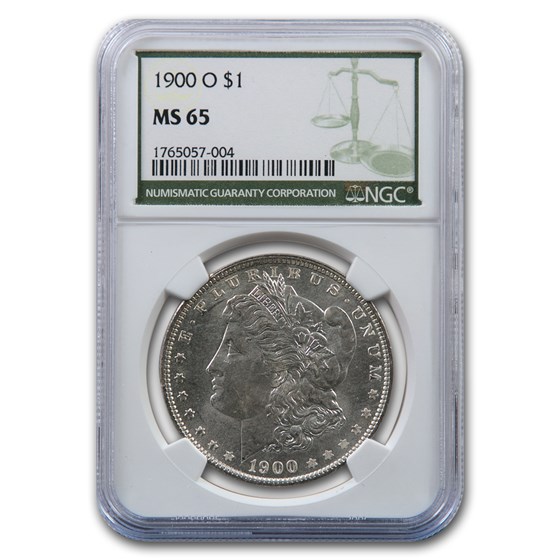 1900-O Morgan Dollar MS-65 NGC (Green Label)