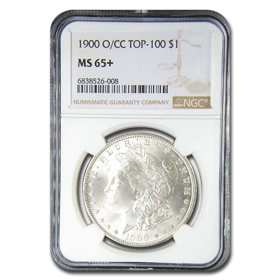 1900-O Morgan Dollar MS-65+ NGC (Top 100) 1900-O Morgan Dollar MS-65+ NGC (Top 100)