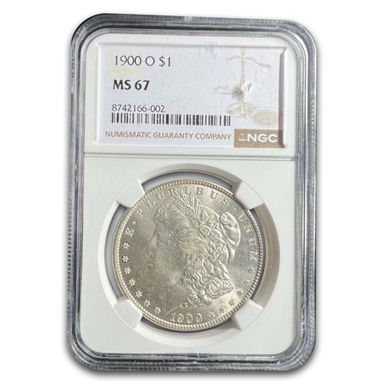 1900-O Morgan Dollar MS-67 NGC