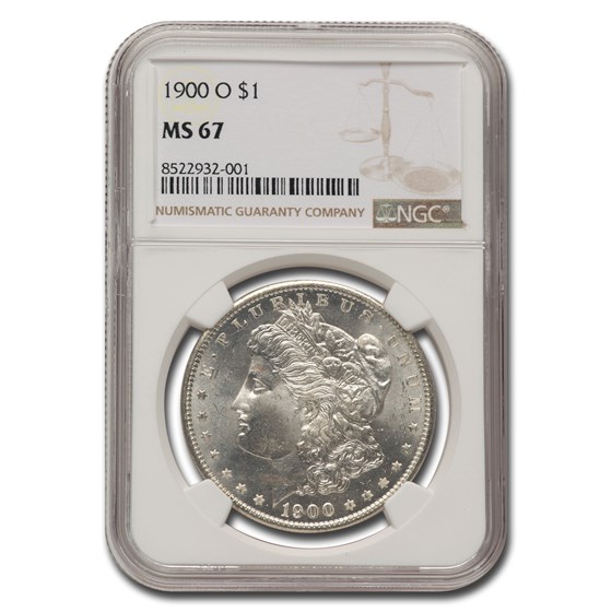 1900-O Morgan Dollar MS-67 NGC 1900-O Morgan Dollar MS-67 NGC