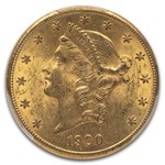 1900-S $20 Liberty Gold Double Eagle MS-62 PCGS