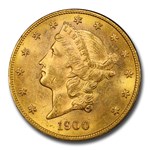 1900-S $20 Liberty Gold Double Eagle MS-63 PCGS