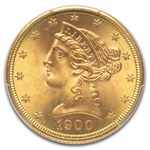 1900-S $5 Liberty Gold Half Eagle MS-67 PCGS