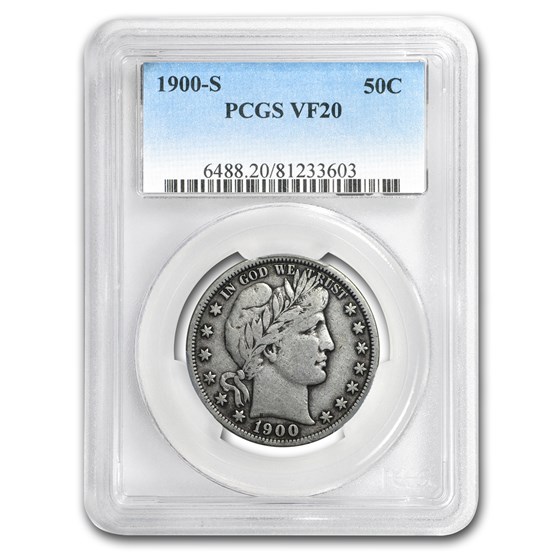 1900-S Barber Half Dollar VF 1900-S Barber Half Dollar VF