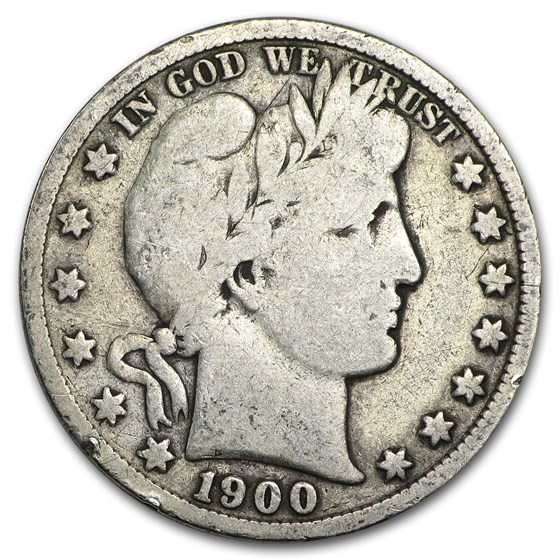 1900-S Barber Half Dollar VG 1900-S Barber Half Dollar VG
