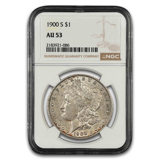 1900-S Morgan Dollar AU-53 NGC