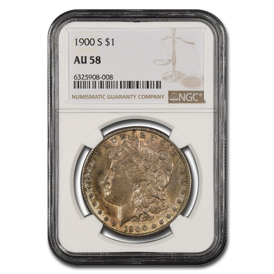 1900-S Morgan Dollar AU-58 NGC 1900-S Morgan Dollar AU-58 NGC