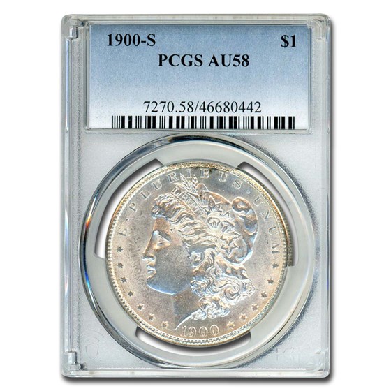 1900-S Morgan Dollar AU-58 PCGS 1900-S Morgan Dollar AU-58 PCGS