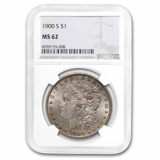 1900-S Morgan Dollar MS-62 NGC