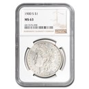1900-S Morgan Dollar MS-63 NGC