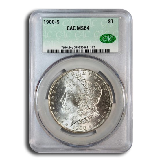 1900-S Morgan Dollar MS-64 CACG