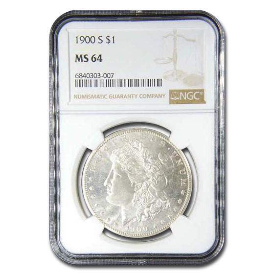 1900-S Morgan Dollar MS-64 NGC 1900-S Morgan Dollar MS-64 NGC