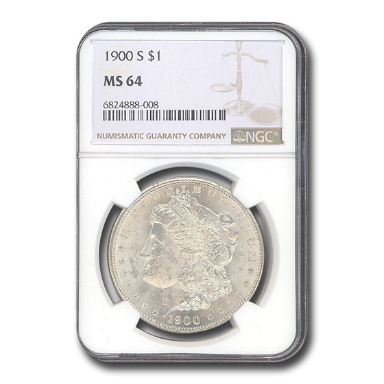 1900-S Morgan Dollar MS-64 NGC