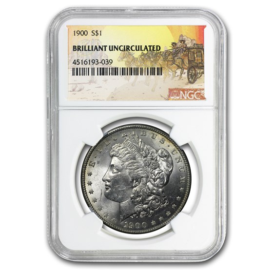 1900 Stage Coach Morgan Dollar BU NGC 1900 Stage Coach Morgan Dollar BU NGC
