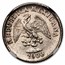 1900-Zs Mexico Silver 10 Centavos MS-63 NGC
