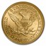 1901/0-S $5 Liberty Gold Half Eagle MS-64 NGC