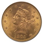 1901 $10 Liberty Gold Eagle MS-64 NGC CAC