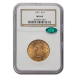 1901 $10 Liberty Gold Eagle MS-64 NGC CAC