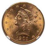 1901 $10 Liberty Gold Eagle MS-65 NGC
