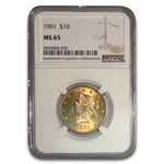 1901 $10 Liberty Gold Eagle MS-65 NGC