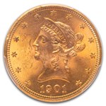 1901 $10 Liberty Gold Eagle MS-65 PCGS