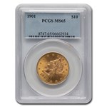 1901 $10 Liberty Gold Eagle MS-65 PCGS