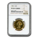 1901 $10 Liberty Gold Eagle PF-63 Cameo+ NGC