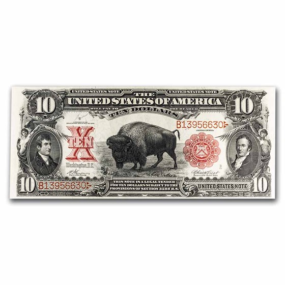 1901 $10 U.S. Note Lewis & Clark/Bison Choice XF (Fr#116) 1901 $10 U.S. Note Lewis & Clark/Bison Choice XF (Fr#116)