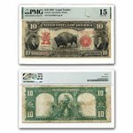 1901 $10 U.S. Note Lewis & Clark/Bison Fine-15 PMG (Fr#122)