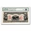 1901 $10 U.S. Note Lewis & Clark/Bison VF-30 PMG (Fr#122M) Mule